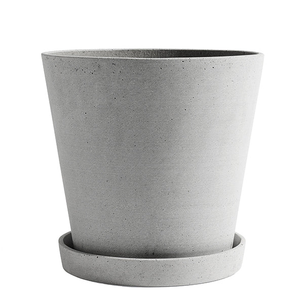 HAY Flowerpot urtepotteskjuler, XXL - grå - Ø: 26 cm. - Bahne